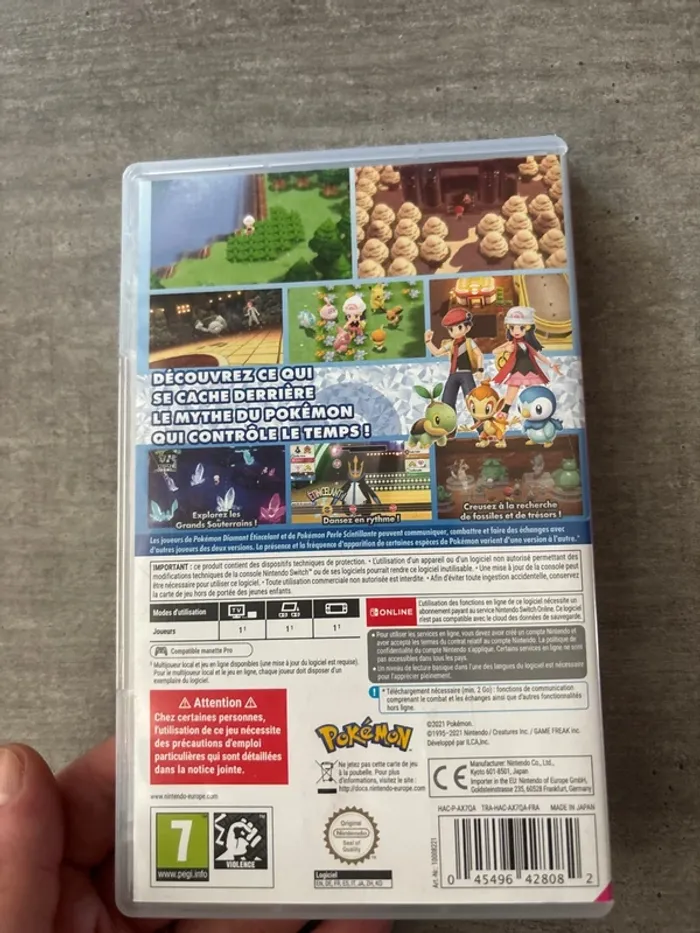Jeu switch Pokémon diamant étincelant - photo numéro 3