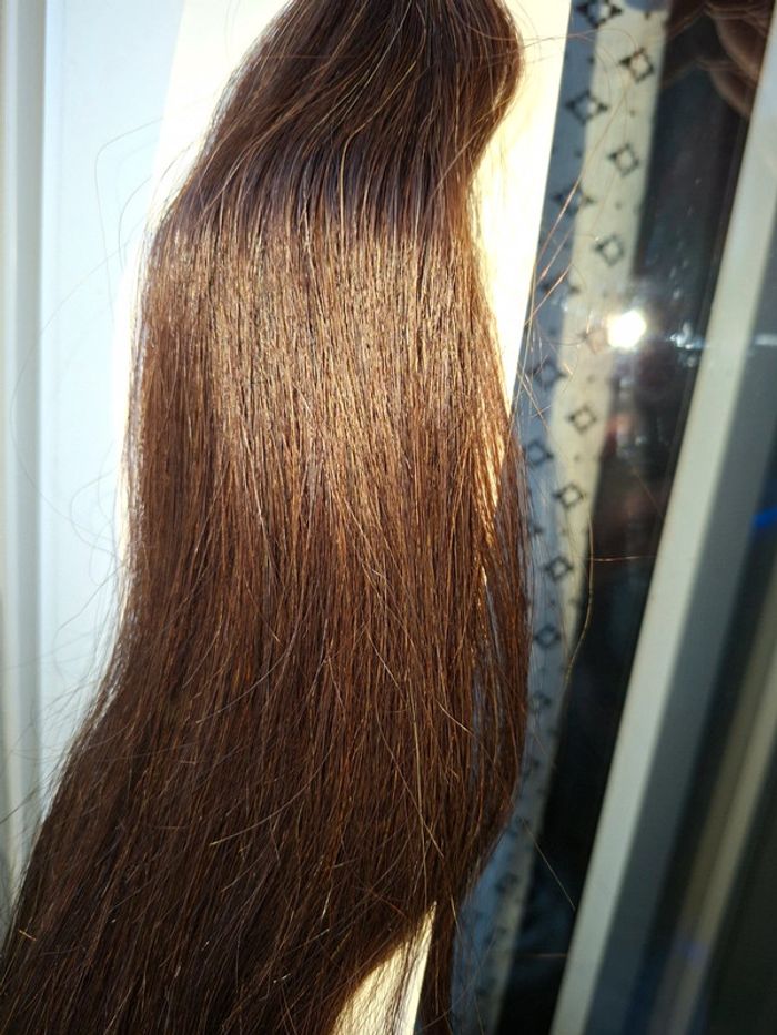 Extension de Cheveux kératine brun foncé 45cm - photo numéro 6