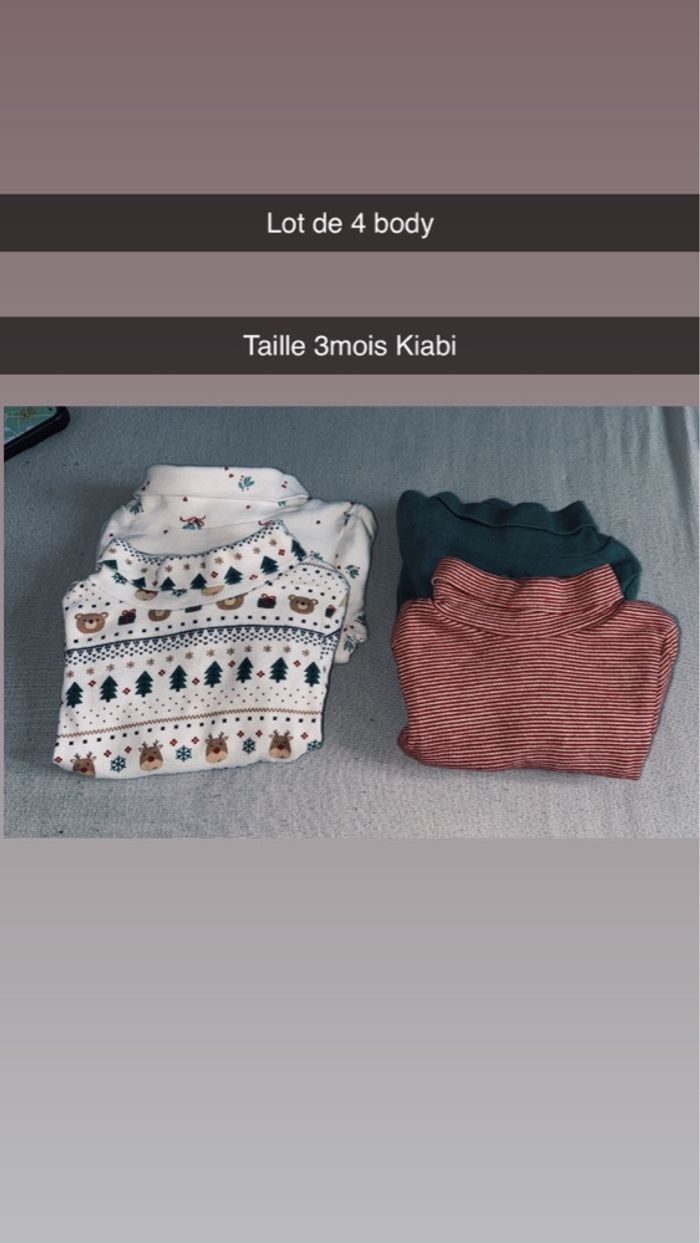 Lot de body