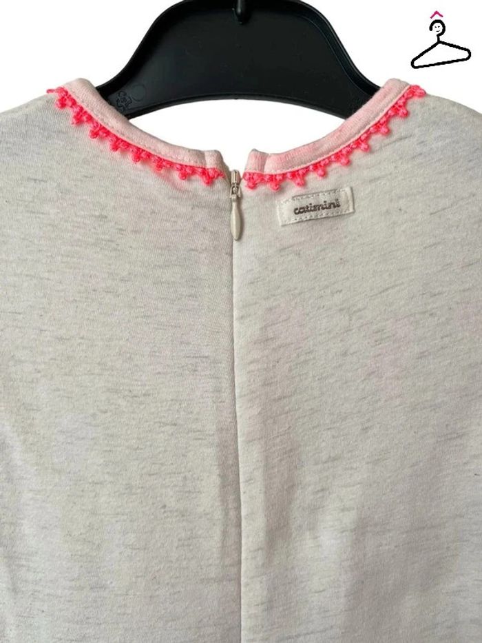 Robe à manches longues effet "2 en 1" (oiseau) - Catimini 3 ans (98cm) - photo numéro 6