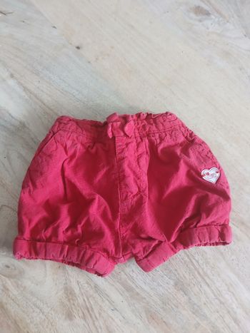 Short bebe fille 3mois 