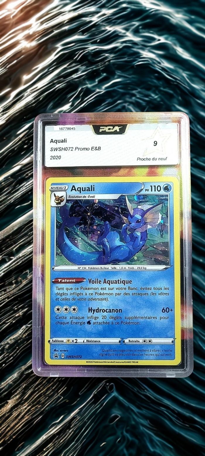 Aquali Holo Promo- Epée et Bouclier - SWSH072 - Carte Pokemon Neuve pca 9