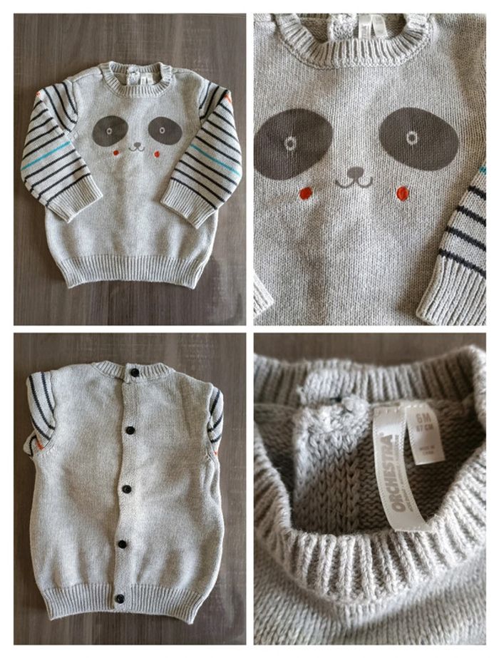 Ensemble Pull/ pantalon de jogging Orchestra 6 mois - photo numéro 2