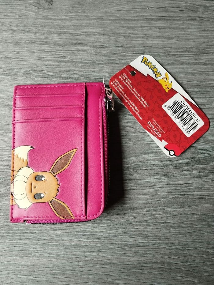 Pokémon : Evoli Porte-Cartes Fushia - photo numéro 6
