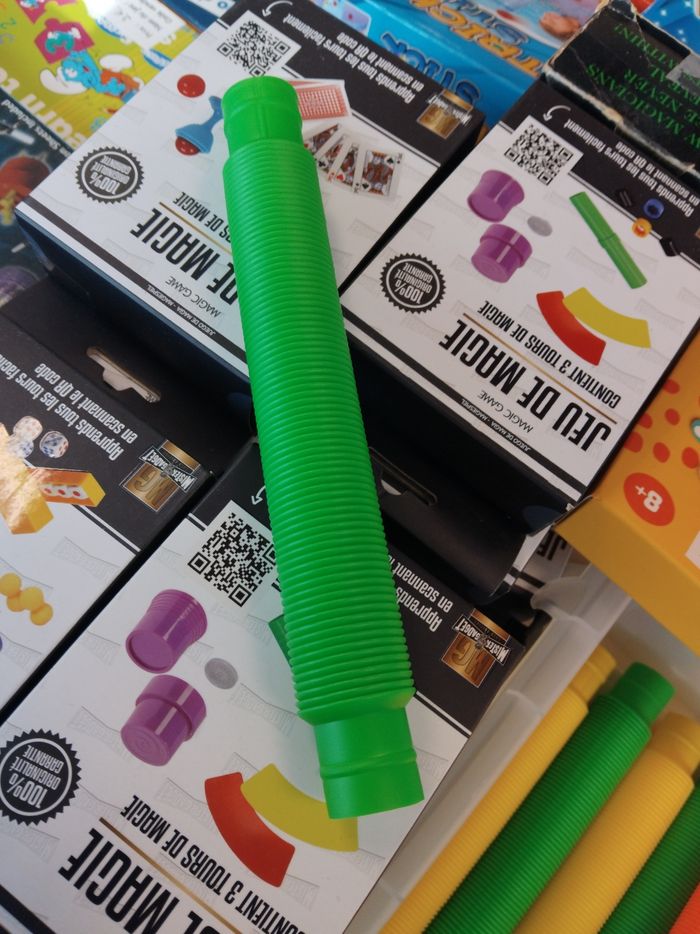 Pop tube vert