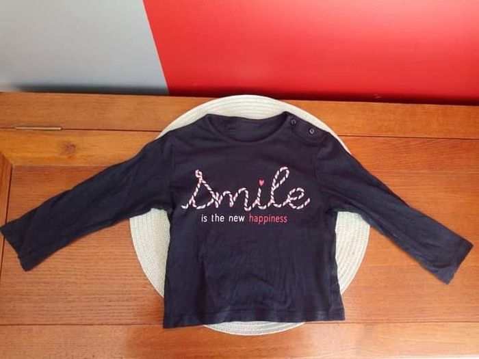 Maillot manches longues fille 24 mois