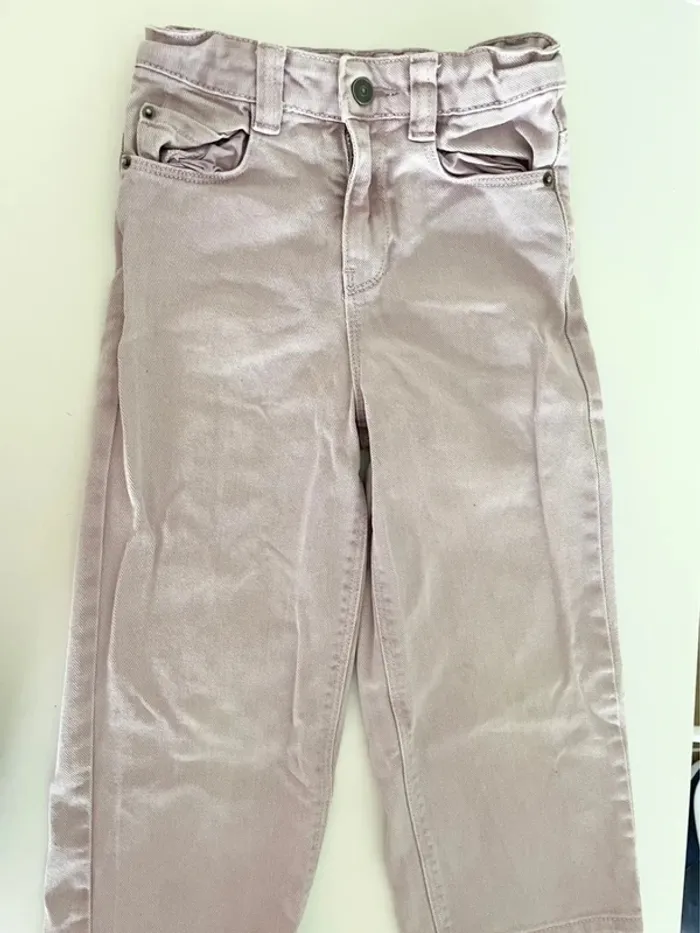 Jeans large Kiabi 5 ans lila