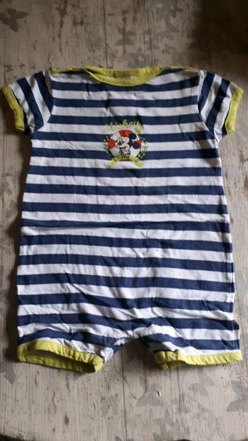 Barboteuse Mickey  9 mois