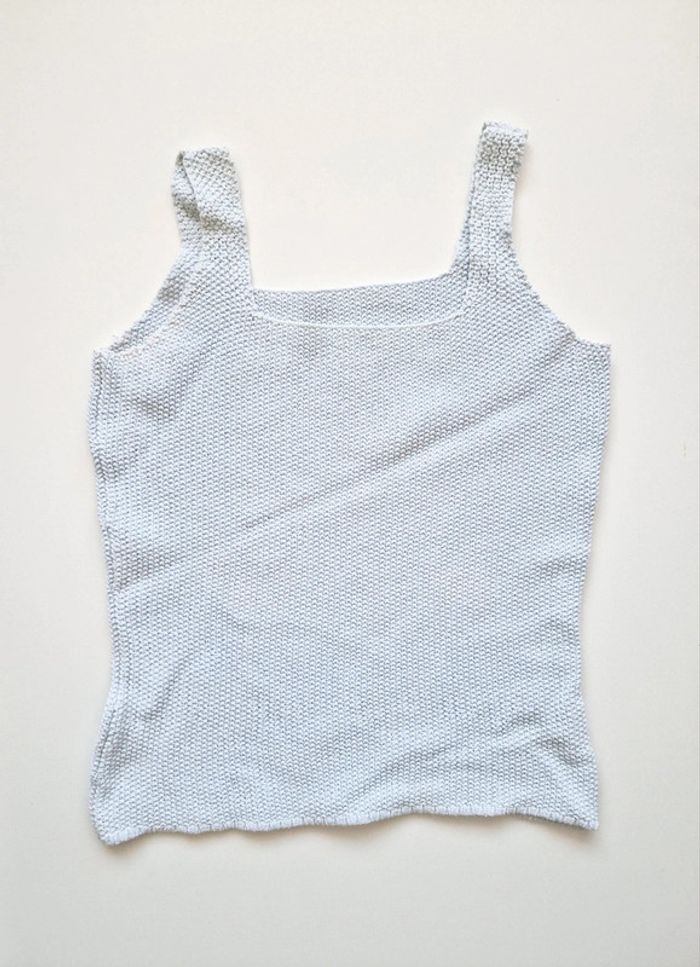 Débardeur en crochet - Fines bretelles