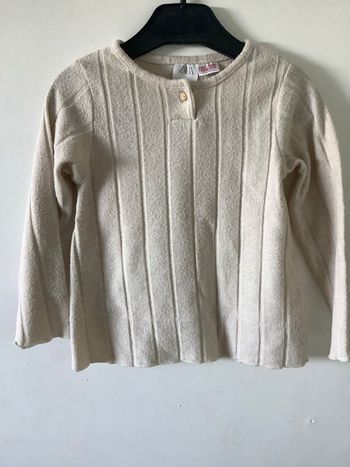 Pull crème  Zara 3 ans