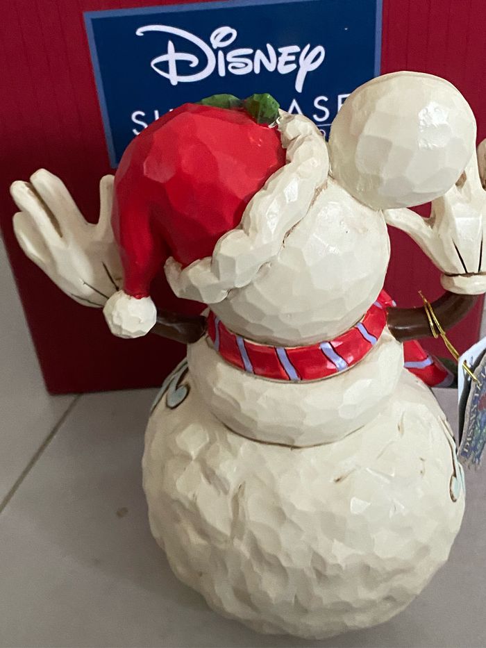 Figurine disney traditions Mickey bonhomme de neige - photo numéro 4