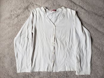 Gilet fin blanc taille 6 ans