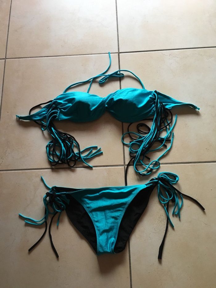 Maillot de bain 2 en 1, 2 pièces taille 42/95C réversible