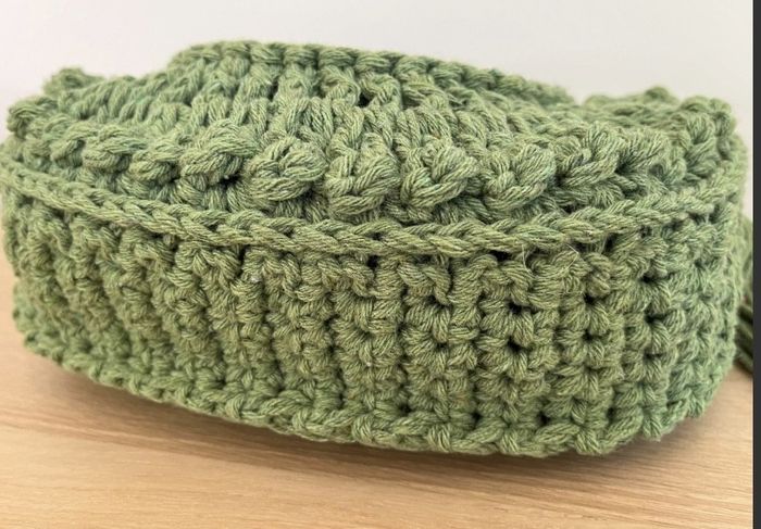 sac bohème au crochet fait main vert - photo numéro 4