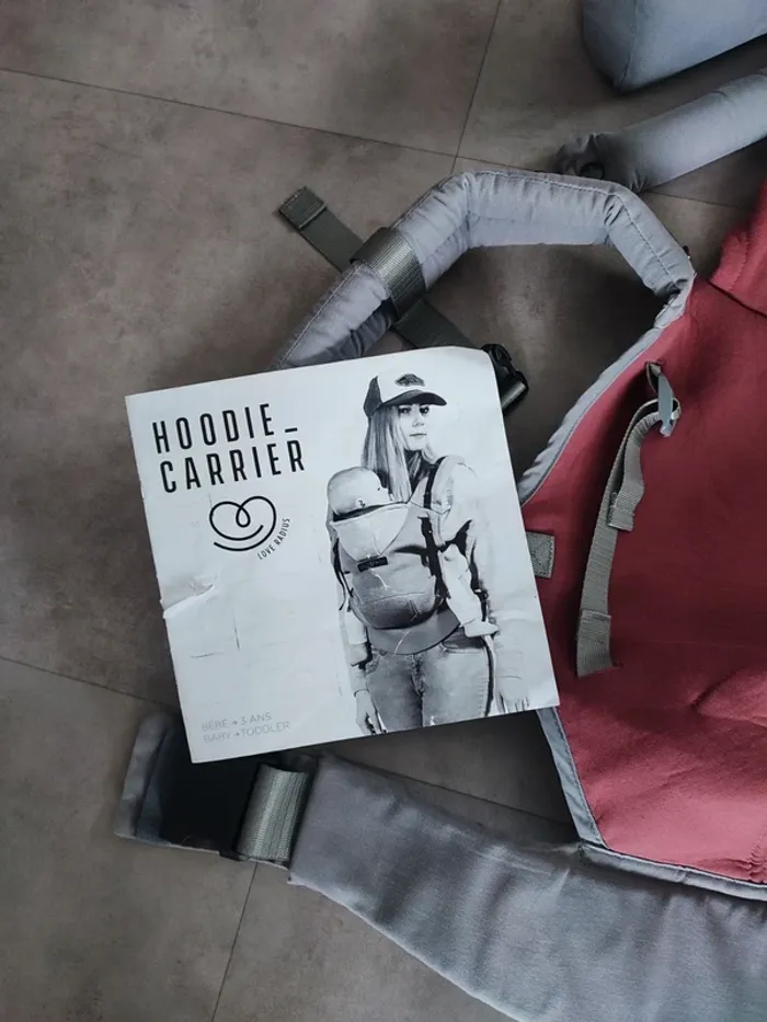 Porte bébé Hoodie Carrier Love Radius Bois de rose - photo numéro 3