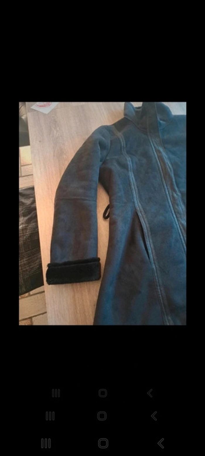 Manteau neuve bleu matine taille 38 - photo numéro 2