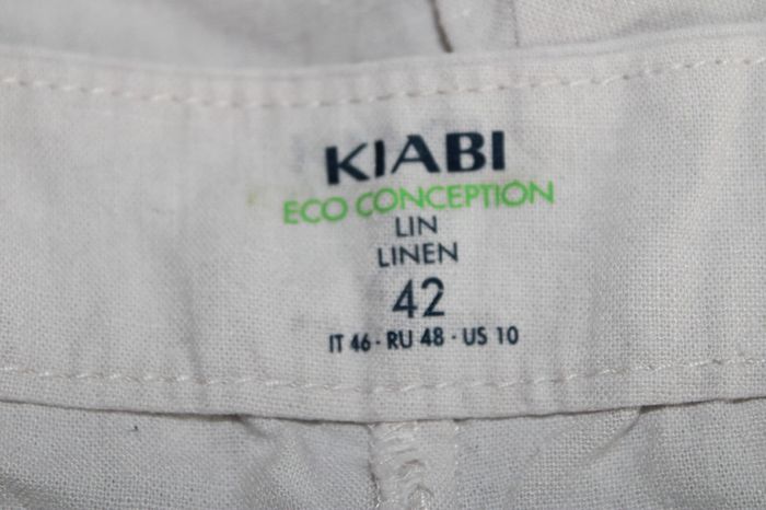 💖 Short en lin rose pâle Kiabi - Taille 42 (XL) 💖 - photo numéro 3