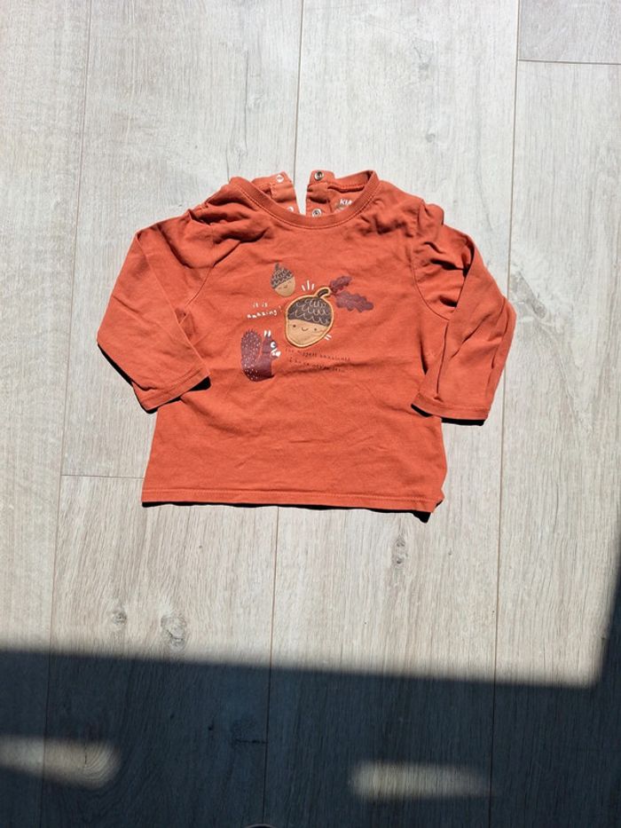 Lot de 4 t-shirt manche longues 18mois - photo numéro 4