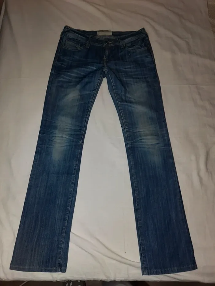 Jean coupe droite original denim - photo numéro 4