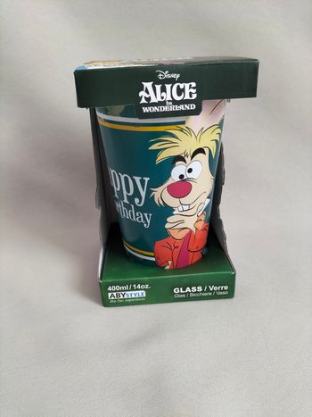 Verre Alice aux pays des merveilles - Disney - Neuf 
