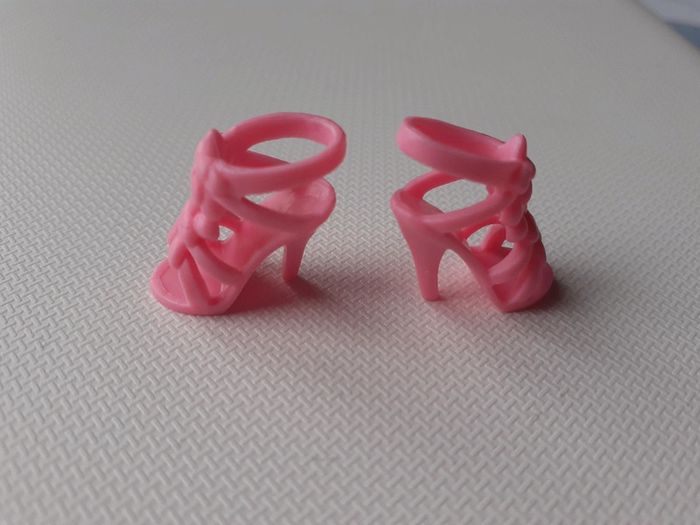 🎀 chaussures rose poupée barbie - photo numéro 3