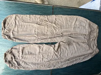 Pantalon fluide taille et chevilles élastiques