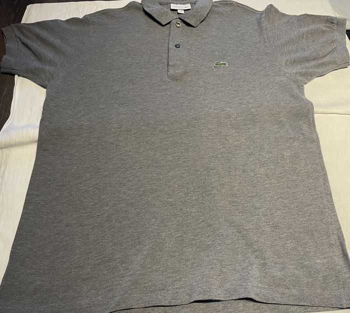 Polo Gris Classic Fit Homme Lacoste Taille L