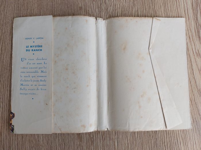 Livre vintage "Le mystère du ranch" Henry V. Larom western - photo numéro 4
