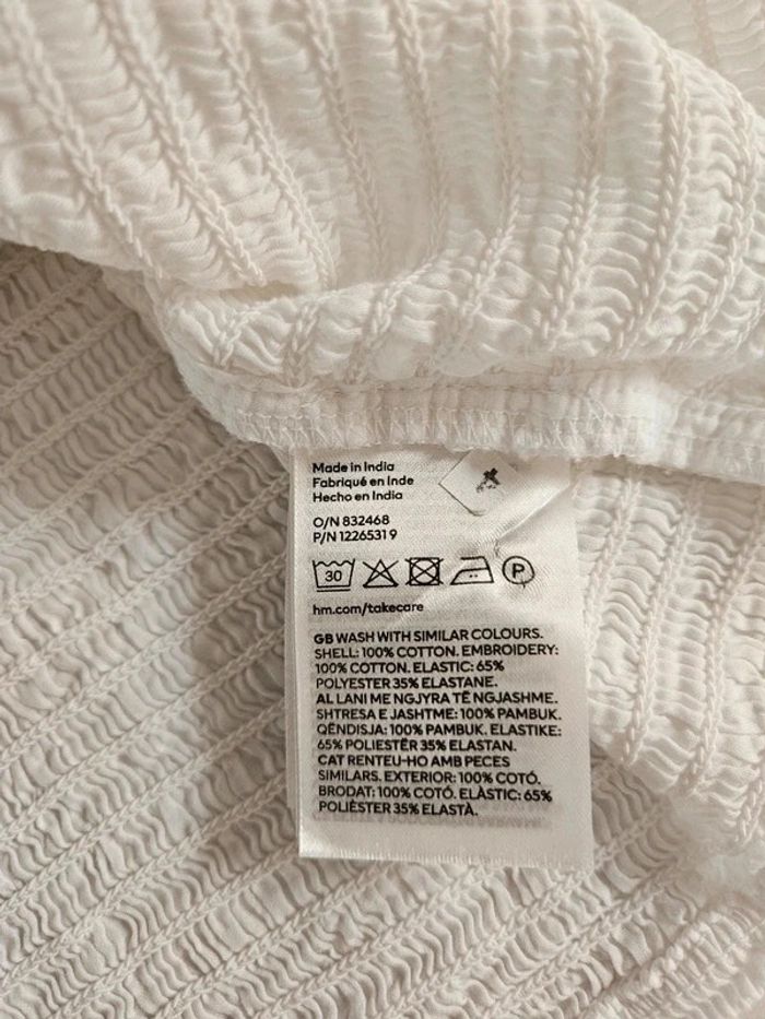 H&M top blanc taille XL - photo numéro 6