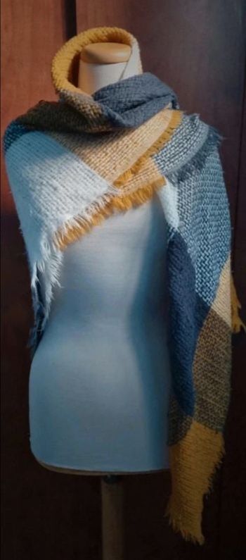 Écharpe oversize douce