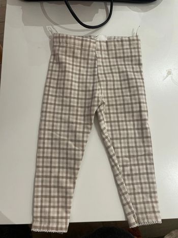 Pantalon legging à carreaux 12 mois