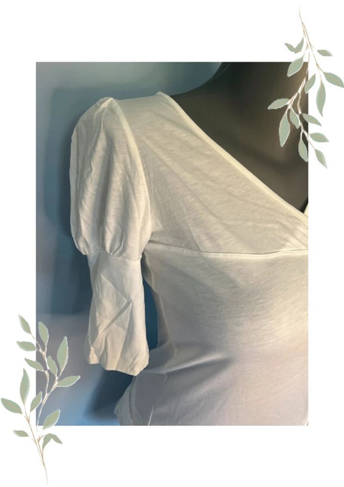 Tunique/Robe très courte Blanche – Cop Copine 👗 - photo numéro 2