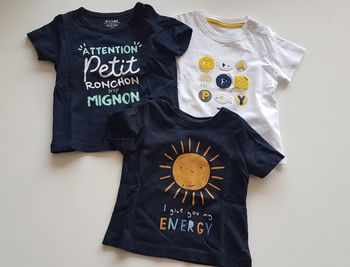 Lot de 3 tee-shirts 3 mois