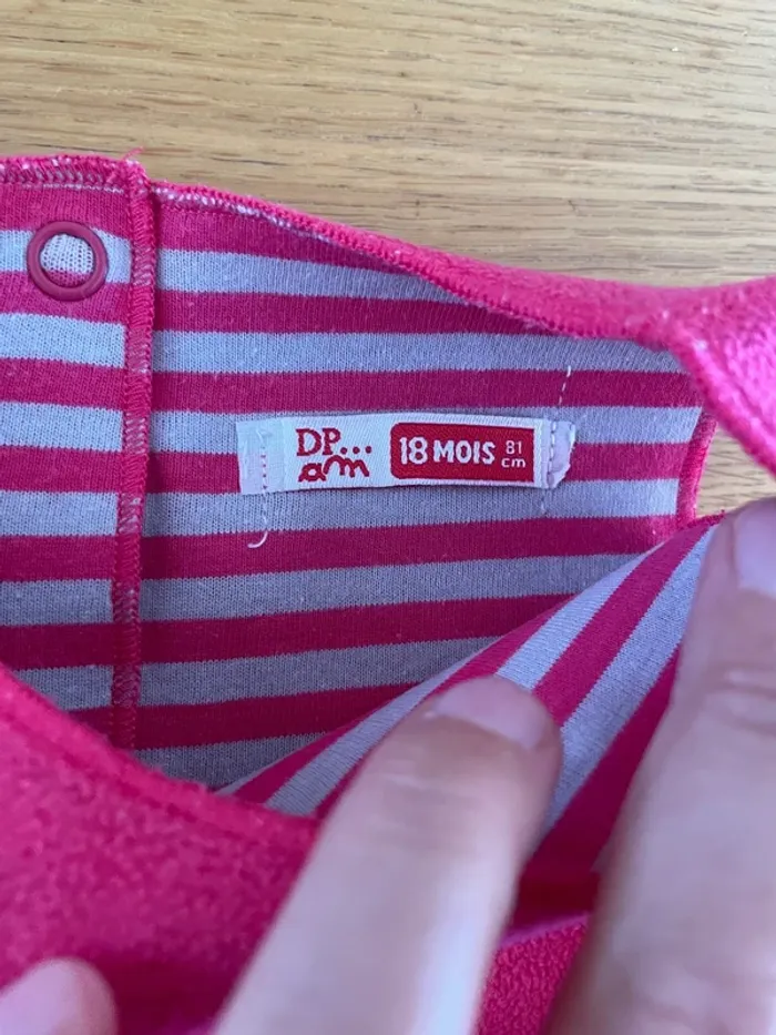 Robe polaire dpam 18 mois - photo numéro 3