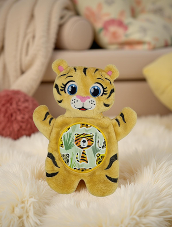 Joli doudou plat Tigre