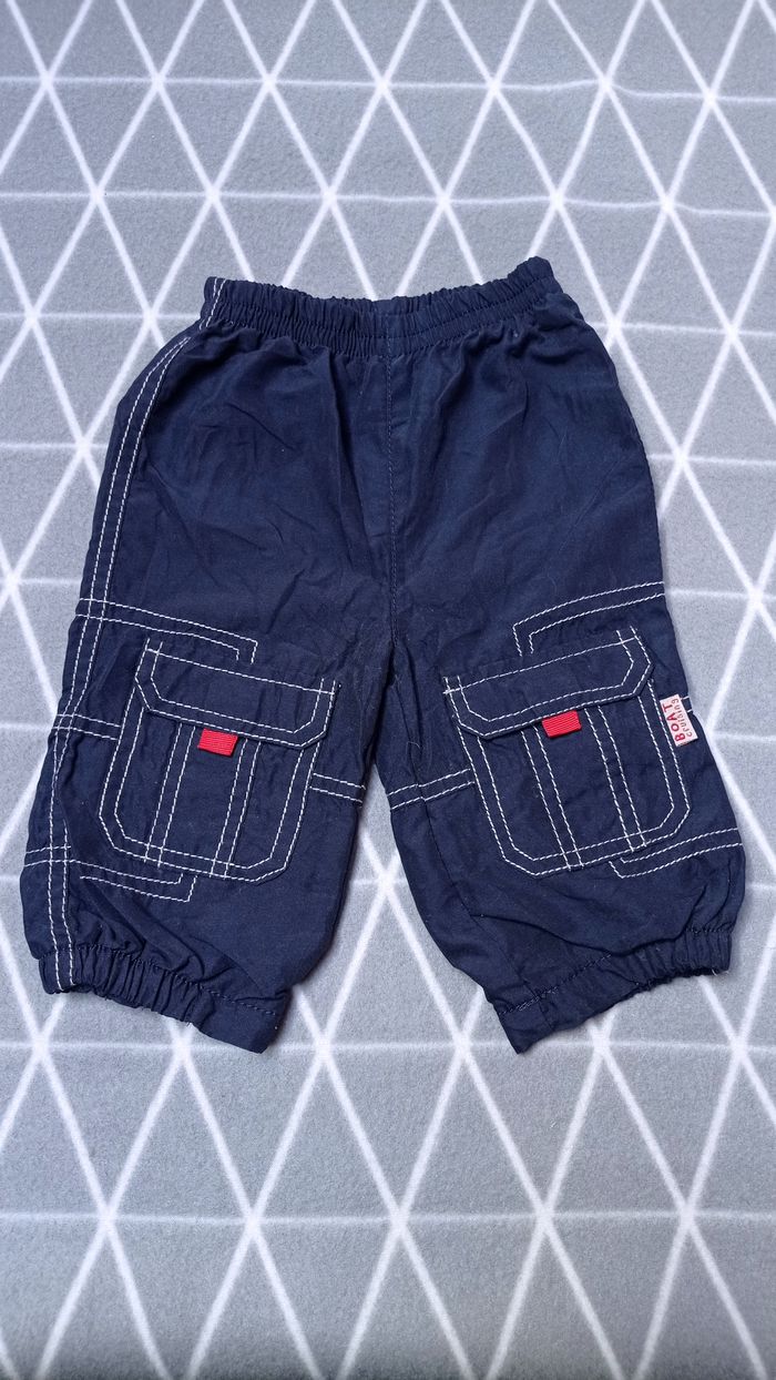 🦁 Lot 4 pantalons et pantacourts, 6 mois - photo numéro 2