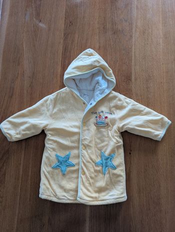 Peignoir Mon petit prince boutons pression 12 mois