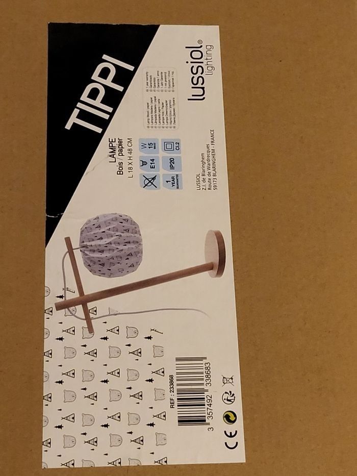 Ensemble lampe de chevet et Suspension enfant ourson neuf non déballé - photo numéro 5