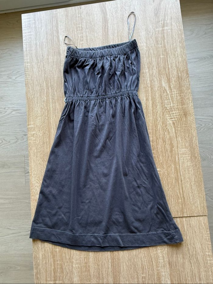 Robe bustier été gris foncé Jennyfer taille 36 S - photo numéro 3