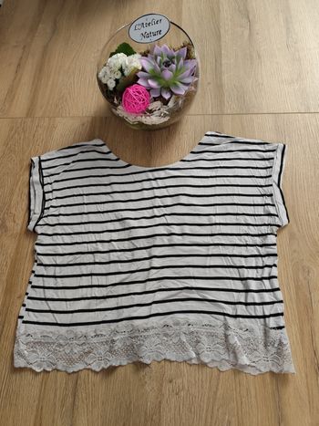 Crop top marinière