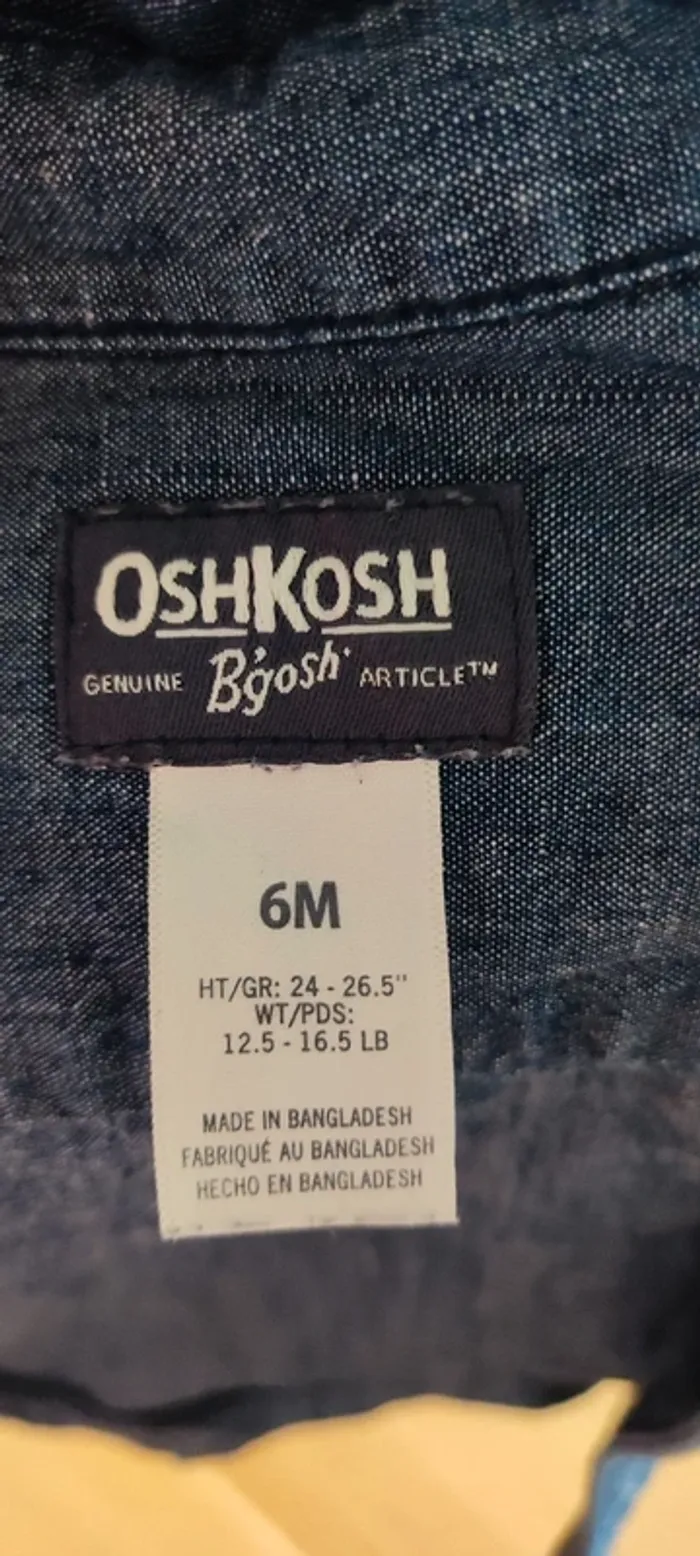 Lot Pantalon chemise 6 mois - photo numéro 9