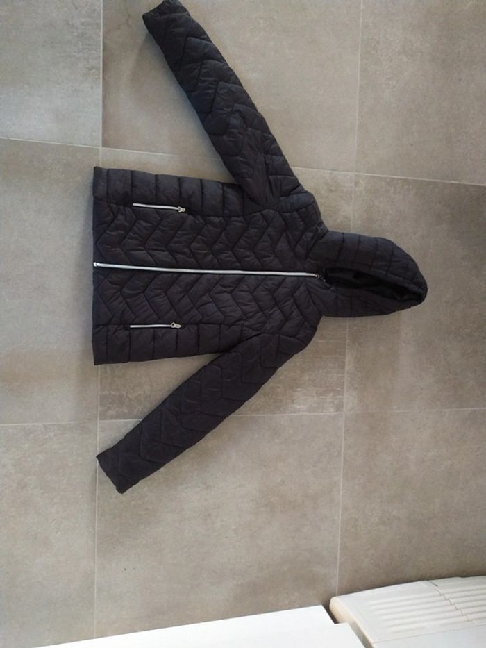 manteau doudoune noir pepperts 9-10 ans