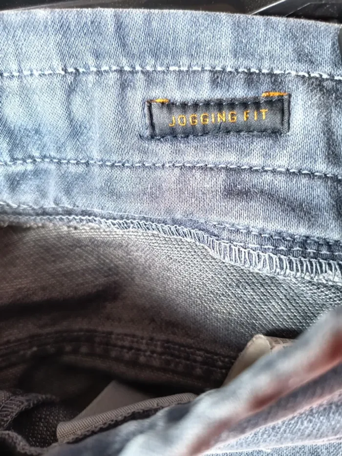Bas jogging fit. Style jean usé. Marque Zaraman soft denim (A423) - photo numéro 3