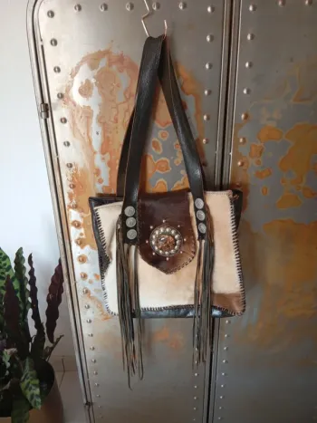 Sac en cuir bohème