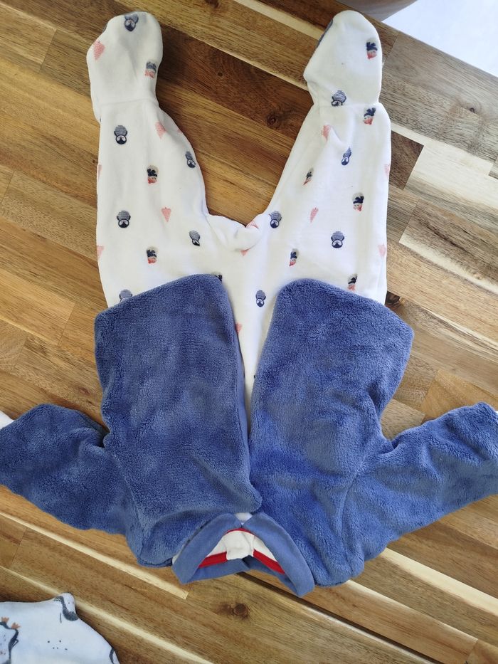 Lot de 8 pyjamas chaud 3 mois - photo numéro 8