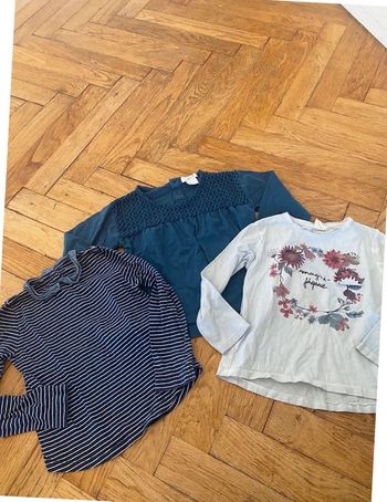 3 hauts Monoprix zara t5 ans