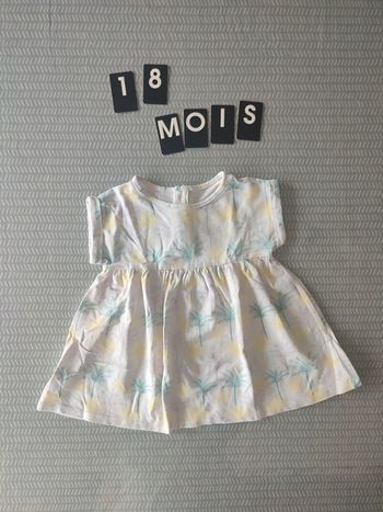 Robe à manches courtes – Taille 18 mois – TEX