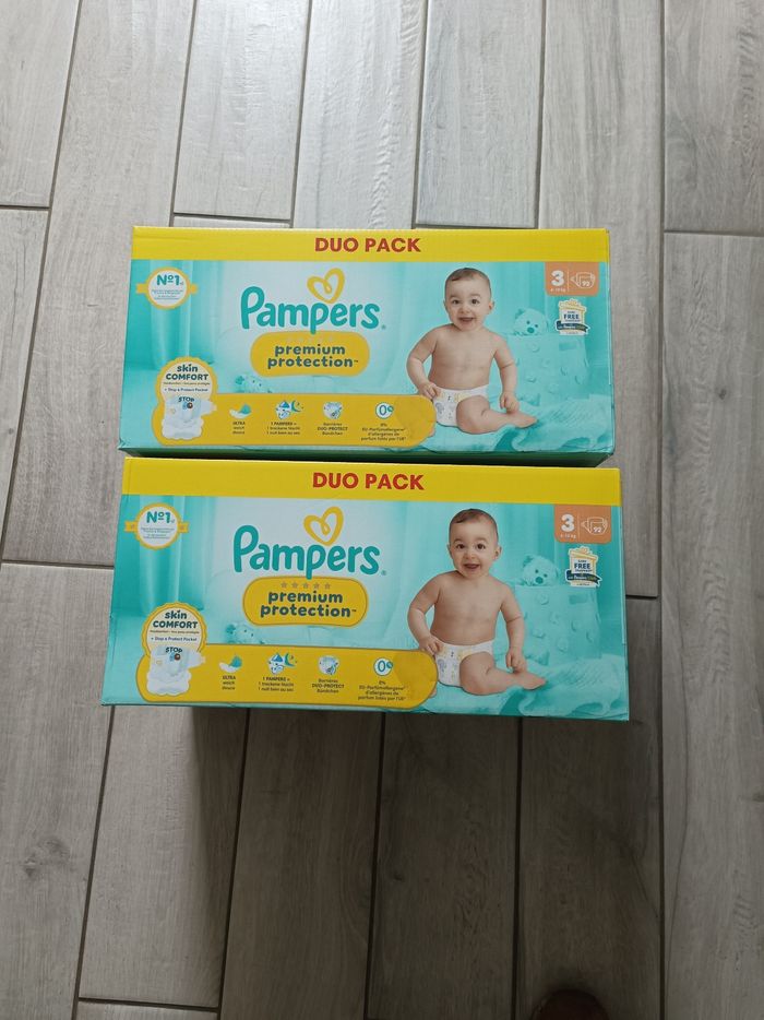 184 couches Pampers premium protection taille 3