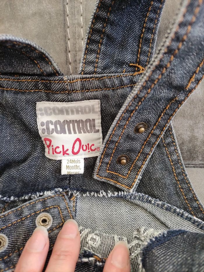 Salopette grise garçon 24 mois gris pick ouic - photo numéro 6