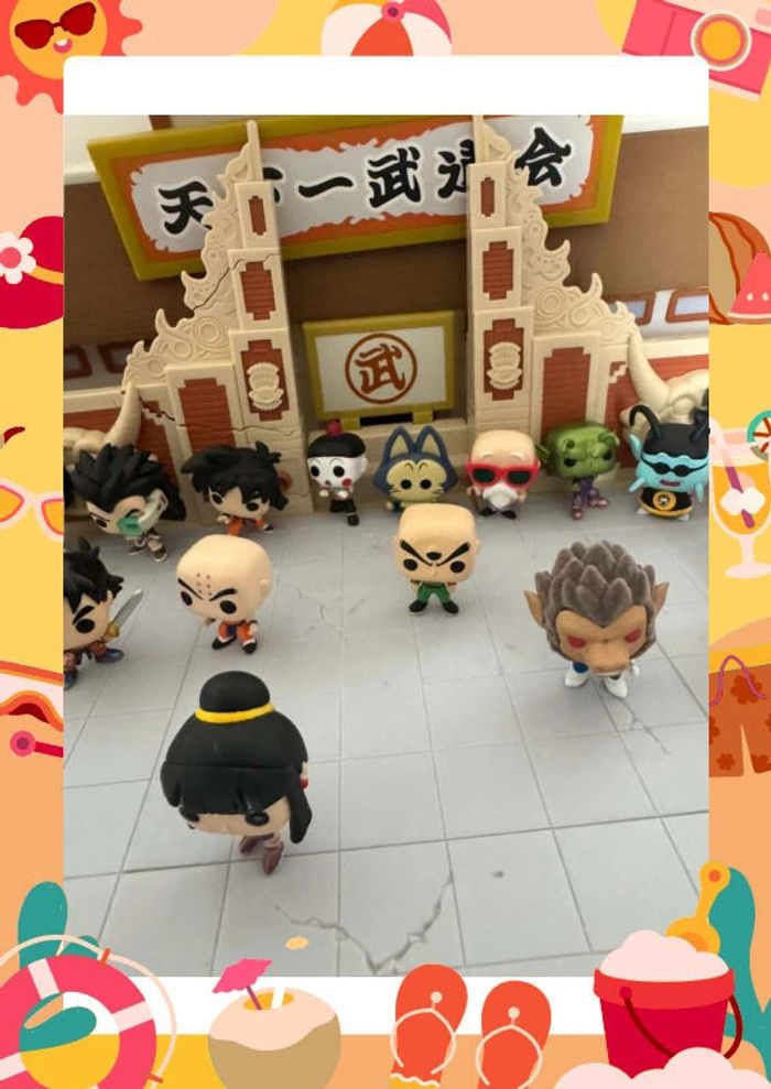 Lot 16 mini funko pops dragon ball z - photo numéro 6